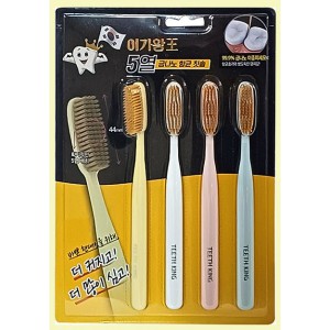 이가왕 프리미엄 왕 칫솔(금나노 항균칫솔, 4P)