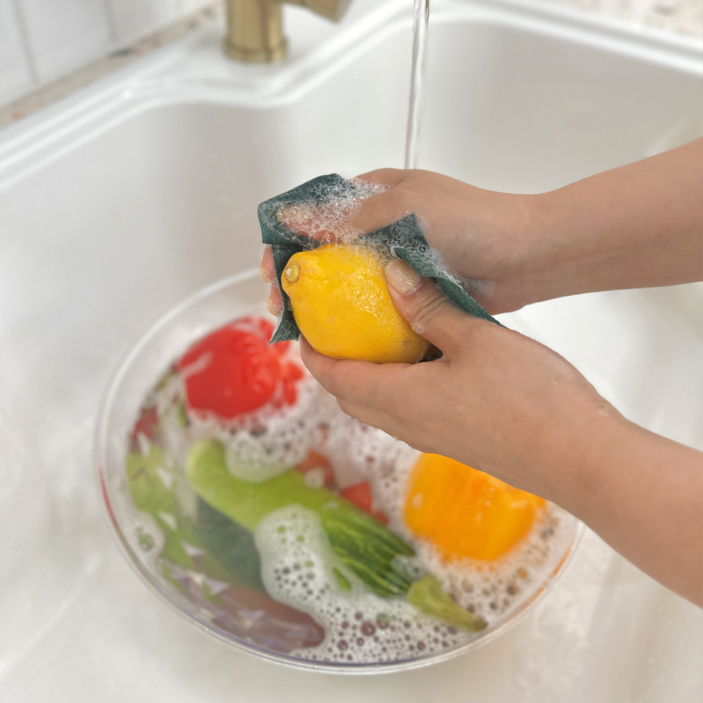 1장씩 뜯어 쓰는 1회용 수세미 1장 팡팡(120매/ 2롤)