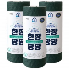 1장씩 뜯어 쓰는 1회용 수세미 1장 팡팡(180매/ 3롤)