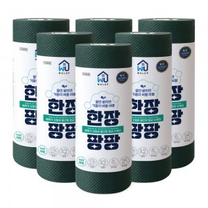 1장씩 뜯어 쓰는 1회용 수세미 1장 팡팡(360매/ 6롤)