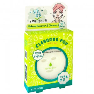 고체 타입 클렌징 POP(건성용, 약산성 PH5.5 / 10매 / 1팩)